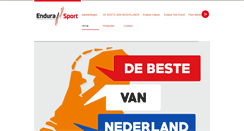 Desktop Screenshot of endurasport.nl