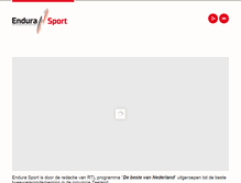 Tablet Screenshot of endurasport.nl